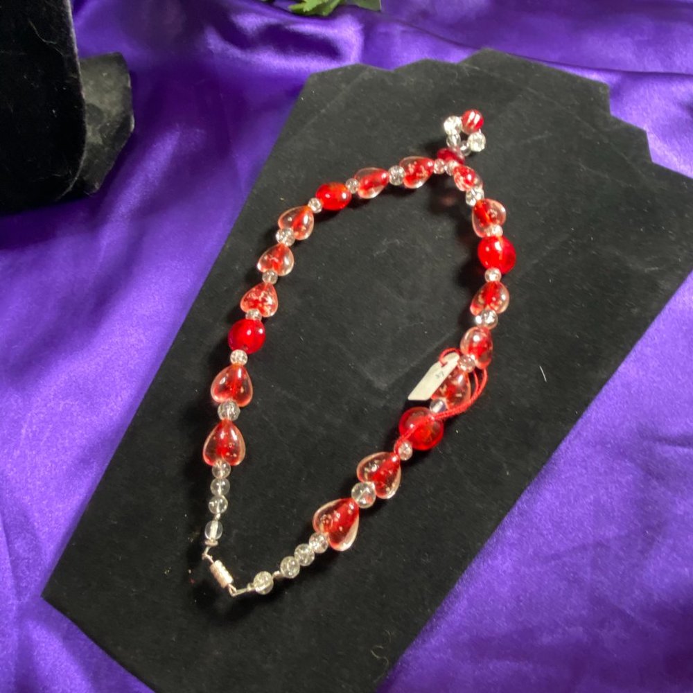 New đ Heart to Heart Gemstone Necklace - Picture 11 of 14